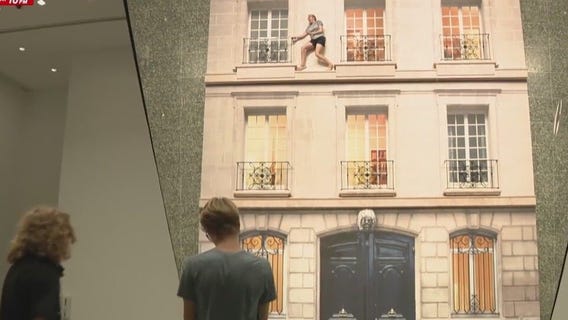 Optical illusion at MFAH setting social media on fire