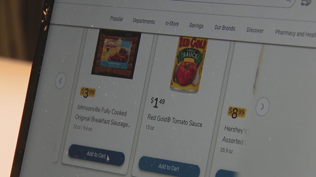 More people using online grocery shopping to save money amid inflation