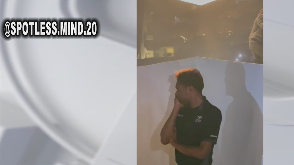 Security officer gets emotional during Kendrick Lamar concert in Houston