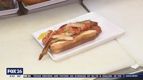Celebrating National Hotdog Day at New York Eatery