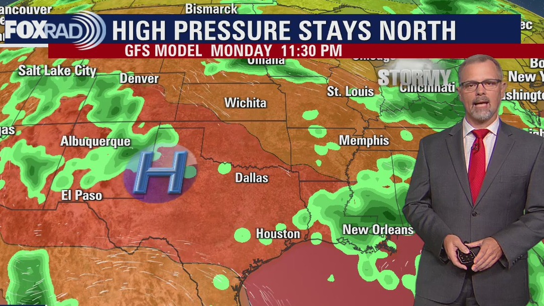 Monday evening weather forecast