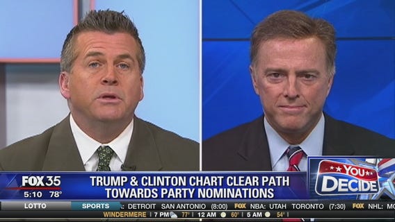 Trump and Clinton clearing paths to victories