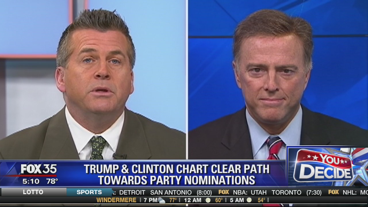 Trump and Clinton clearing paths to victories