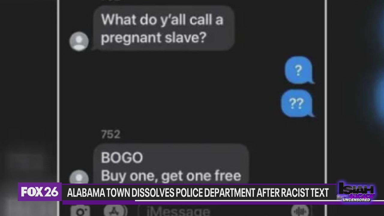 Alabama police department dissolves after discovery of racist text messages
