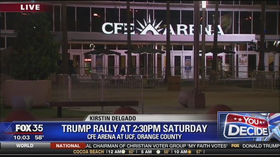 Donald Trump holding rally at UCF on Saturday
