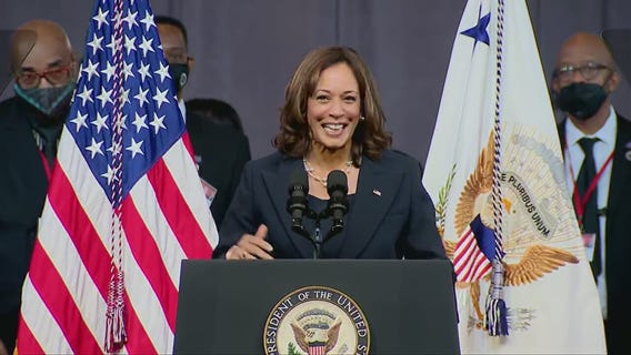 VP Kamala Harris attends National Baptist Convention in Houston