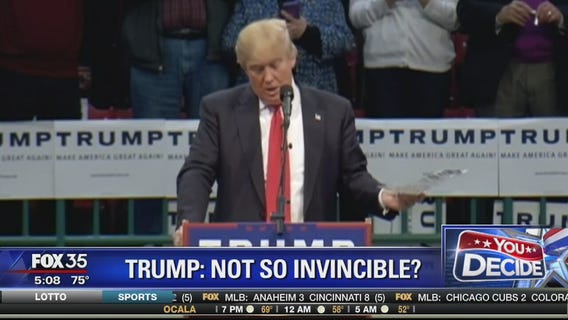 Trump not so invincible