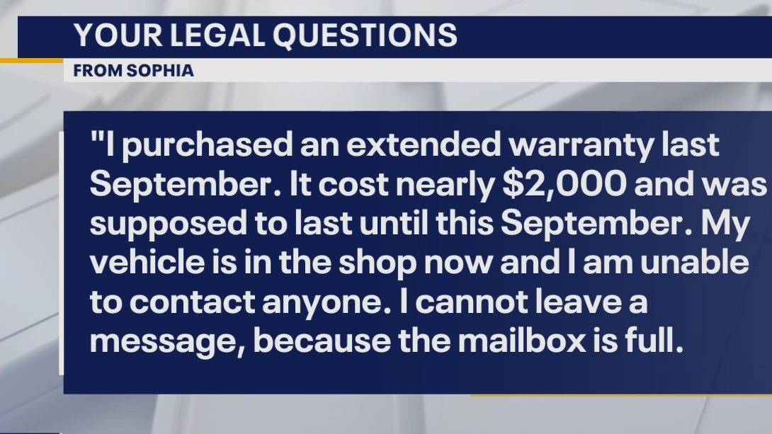 Your Legal Questions: Extended warranty; account hack; parental rights and grandparents