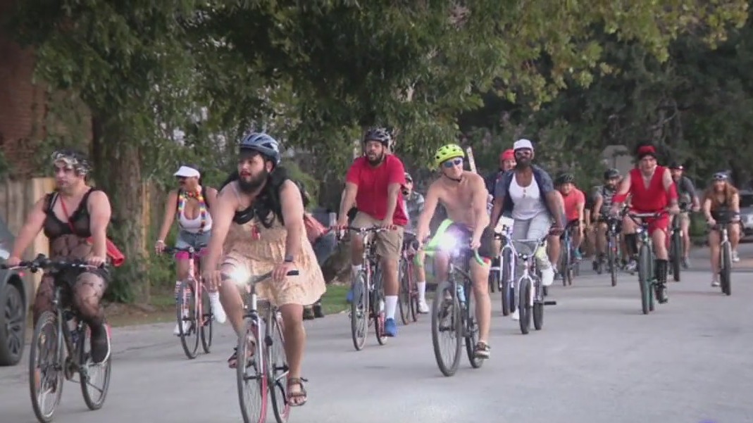 Lady Gaga fans host 'Drag them out' bike ride