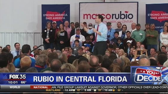 Rubio rallies supporters in Sanford