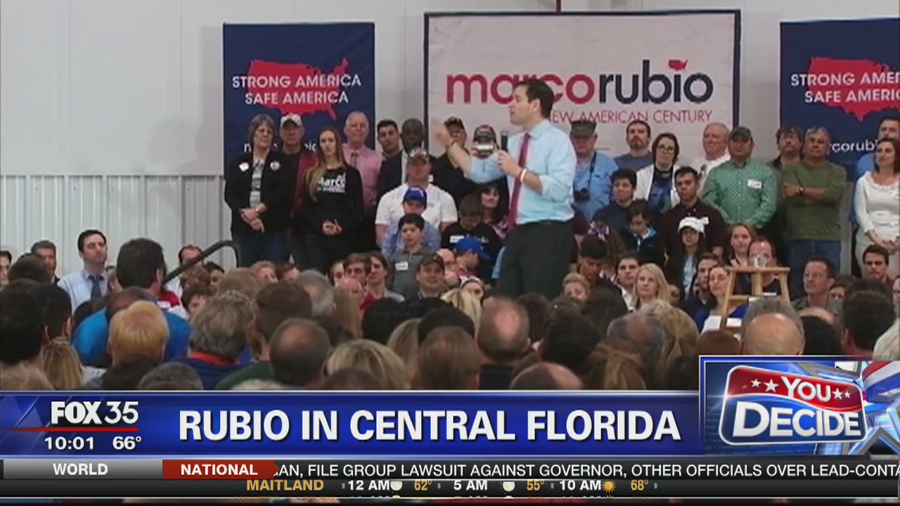 Rubio rallies supporters in Sanford