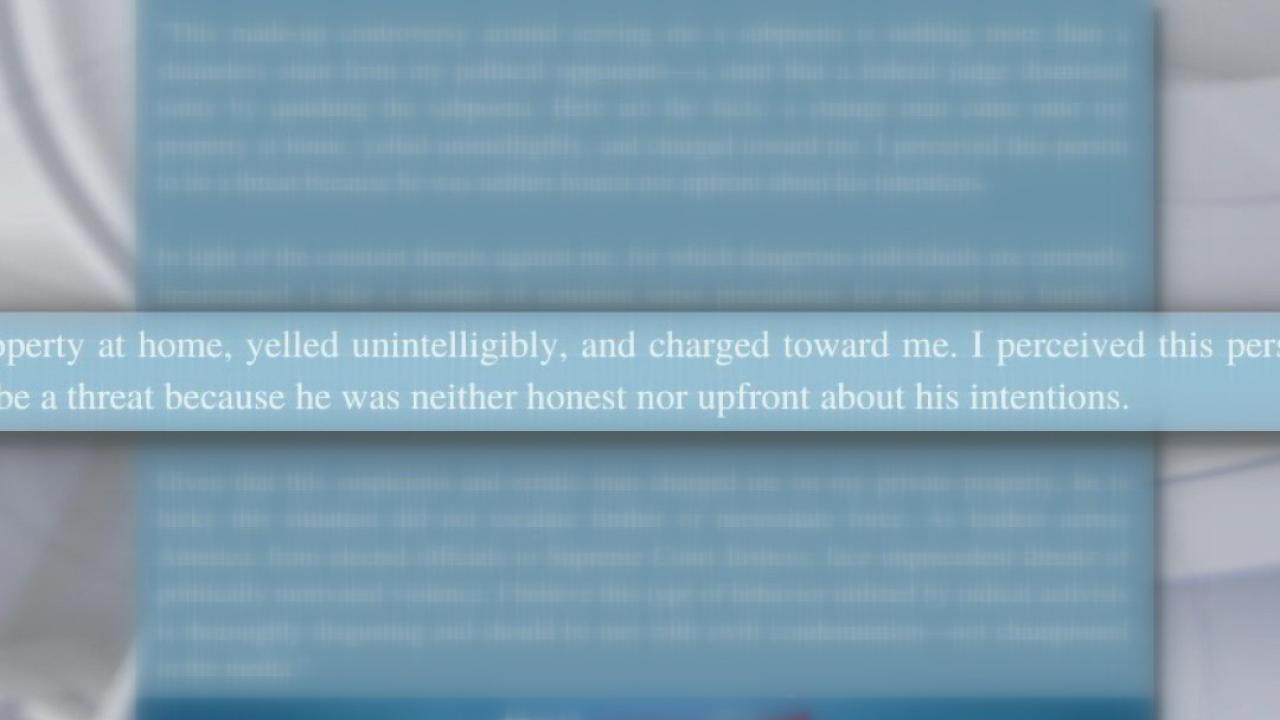 Paxton runs from subpoena server - What's Your Point?