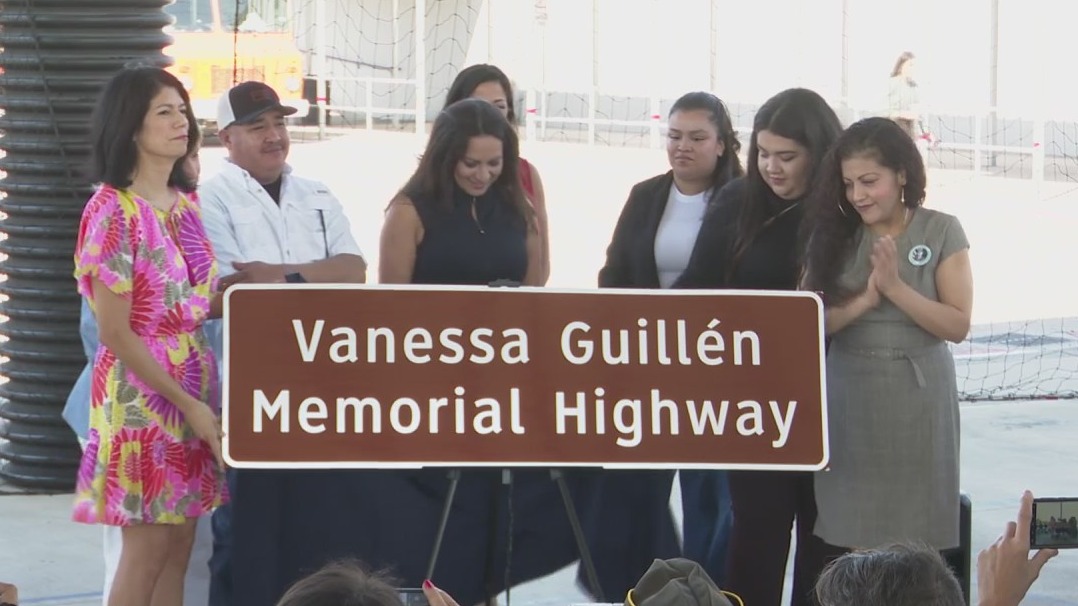 Highway dedicated to honor Vanessa Guillen's memory in South Houston