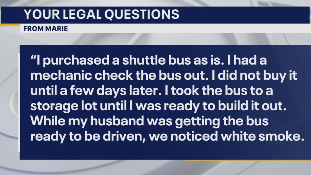 Your Legal Questions: Life insurance; vehicle problems after purchase; water system issues