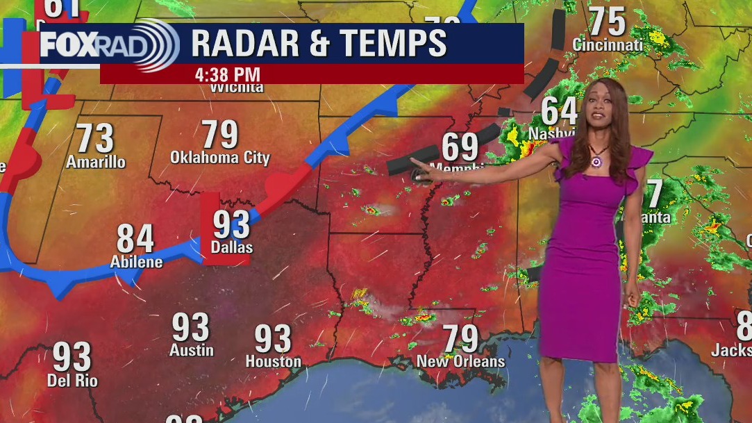 Spotty rain, a few storms this Wednesday afternoon