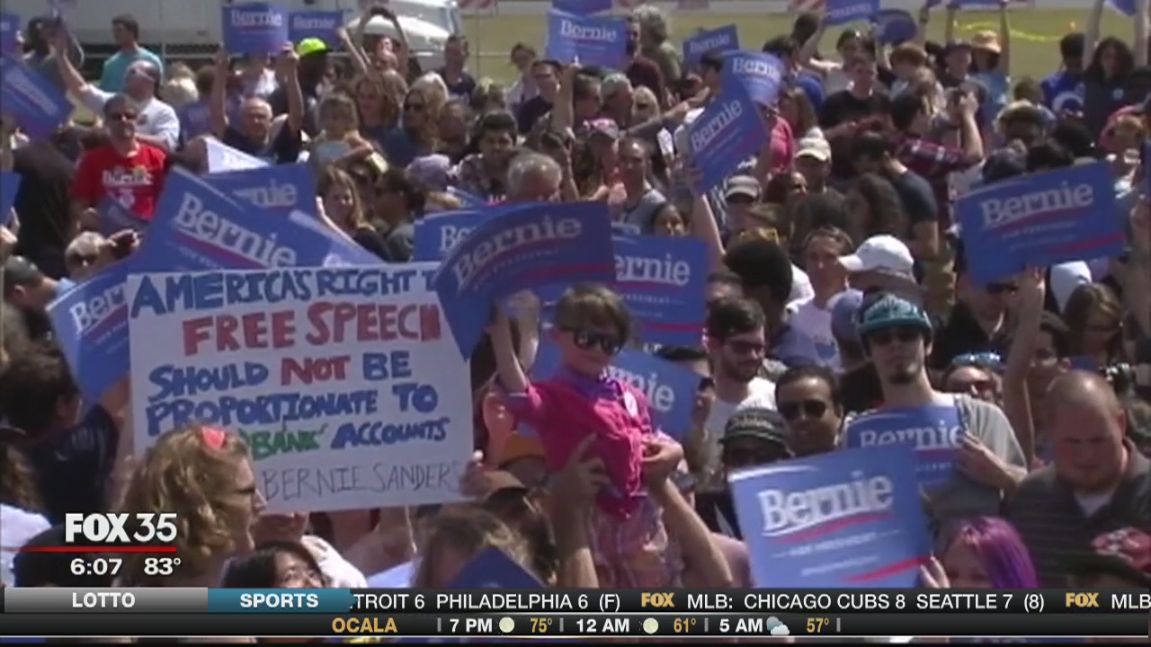 Sanders makes campaign stop in Kissimmee