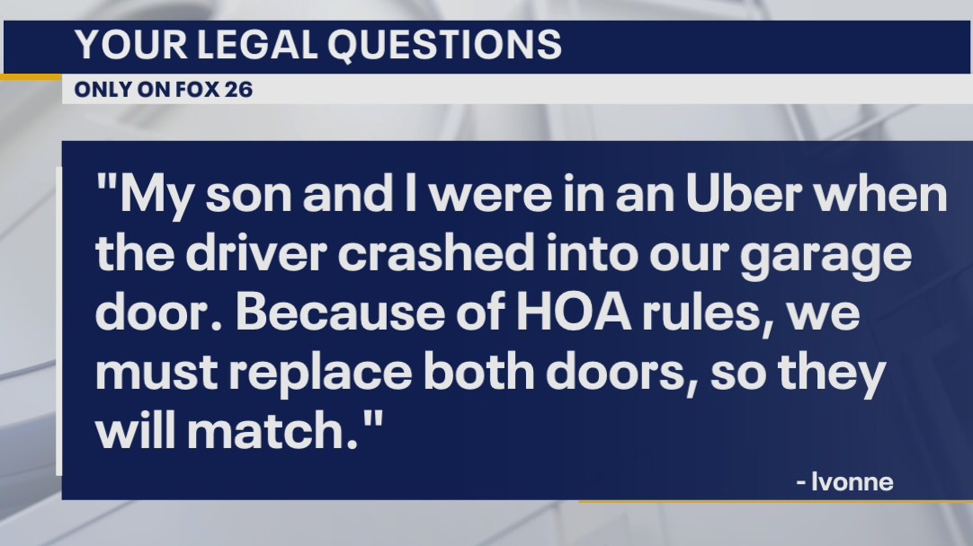 Your Legal Questions: Uber crashes into garage, charges to credit card, and credit hurt by false delinquencies