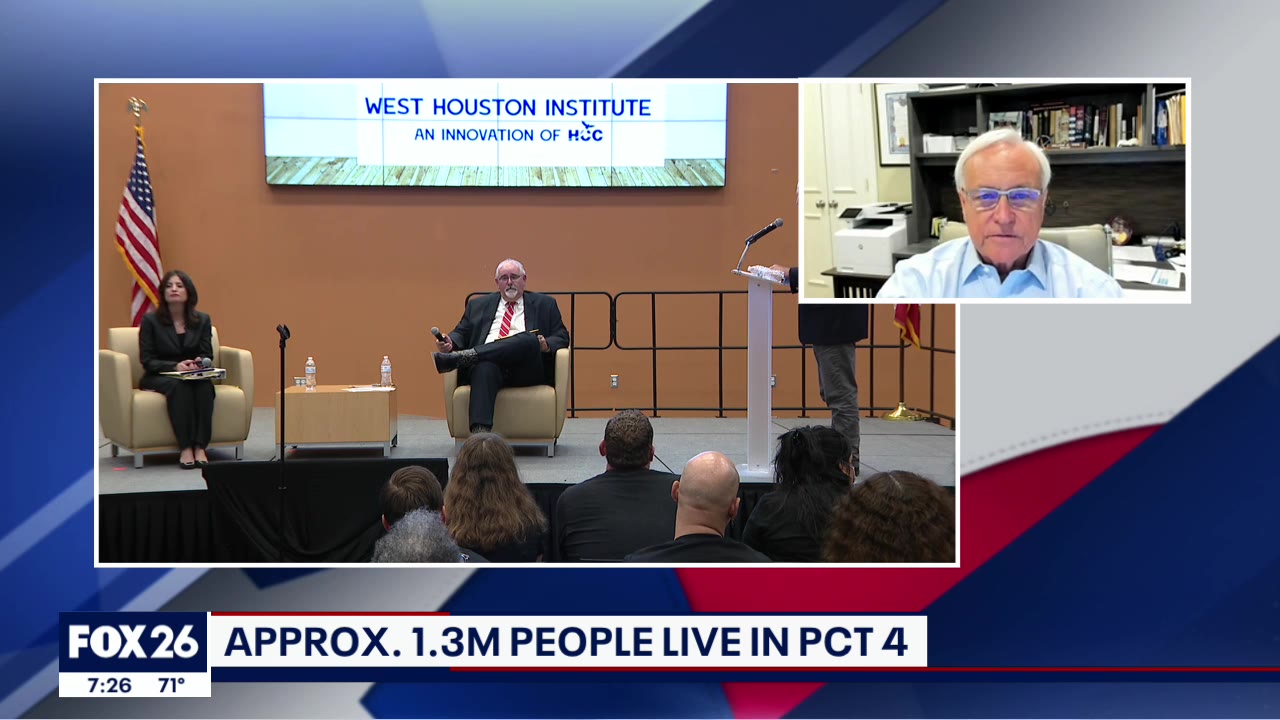 1.3 million people living in Harris County Precinct 4