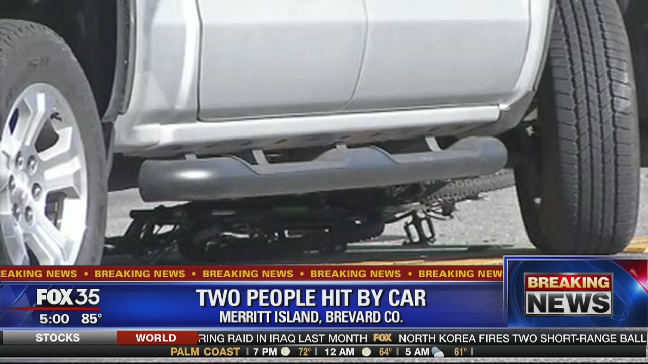 2 struck by vehicle in Merritt Island | FOX 35 Orlando