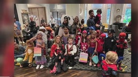 How did the Astros celebrate Halloween with their families?