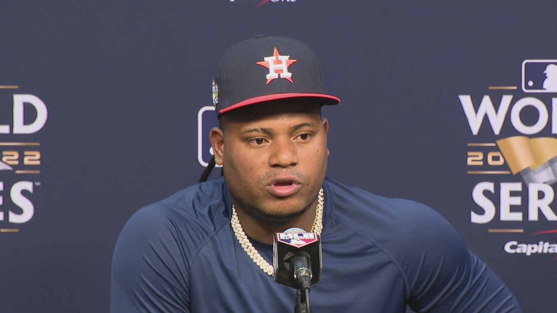 Framber Valdez prepares to start Game 2