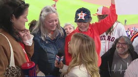 Astros fans celebrate in Philadelphia