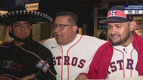 Friends of Jose Urquidy cheer him on in Philly