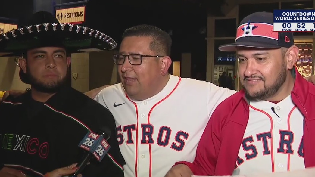 Friends of Jose Urquidy cheer him on in Philly