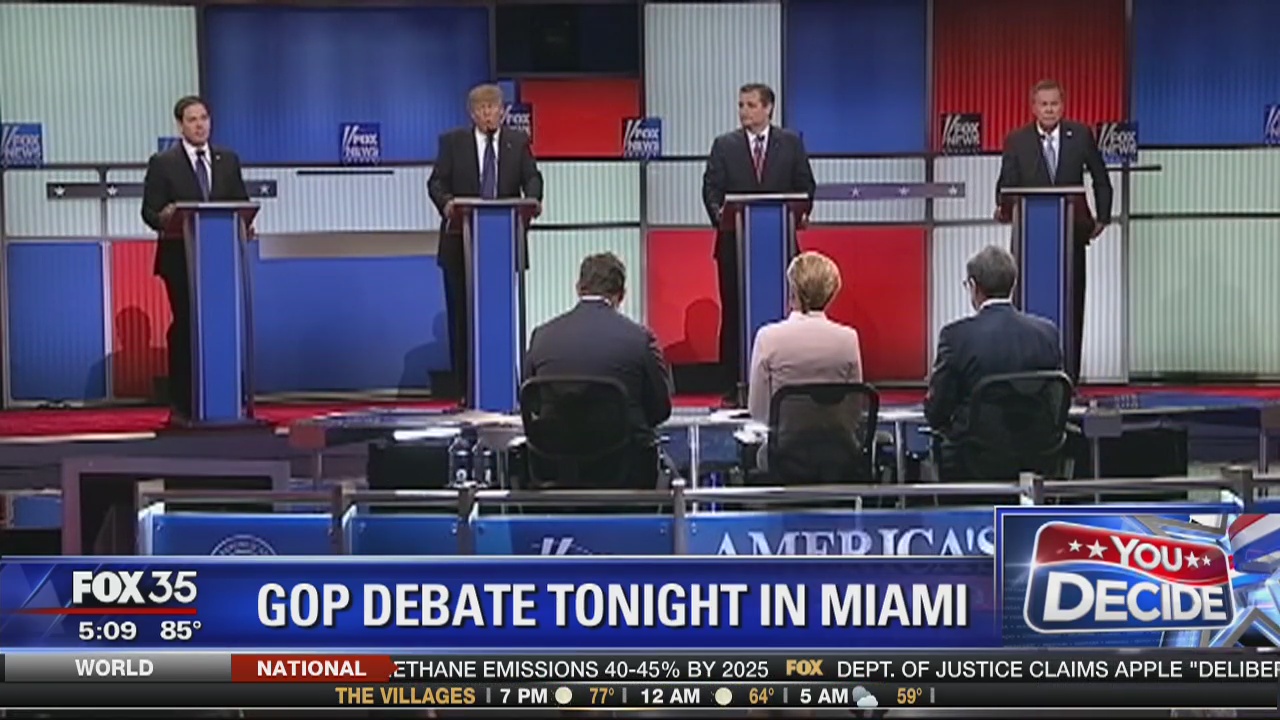 Republicans prepare to debate in Miami