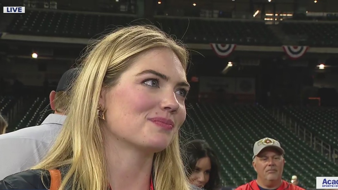 Actress Kate Upton is excited for husband Justin Verlander's win