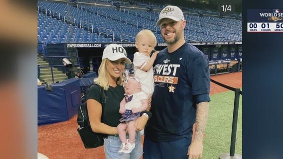 Ryan Pressly's wife shares with FOX 26 how happy she is for her husband