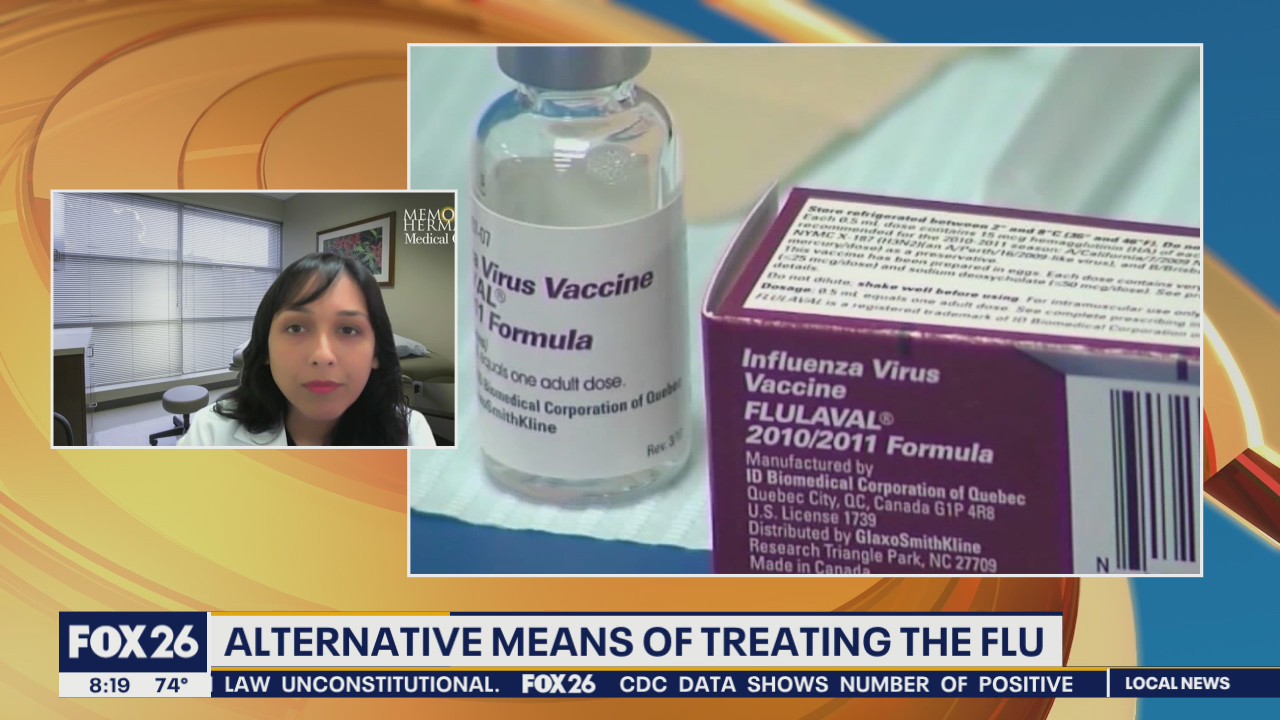 Alternative means of treating the flu