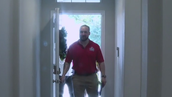 US Marine Corps. Veteran from Houston receives mortgage free home
