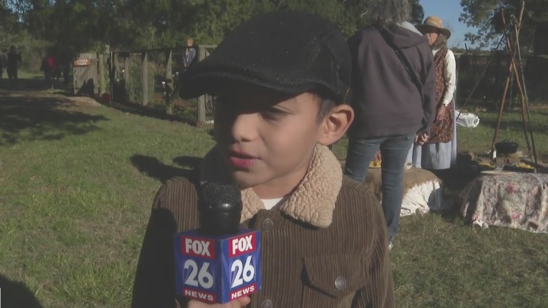 FOX 26's 7-year-old guest reporter talks more on local harvest festival