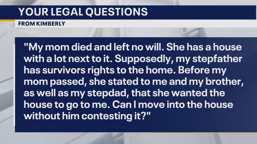 Your Legal Questions: Rights to house; company files for bankruptcy