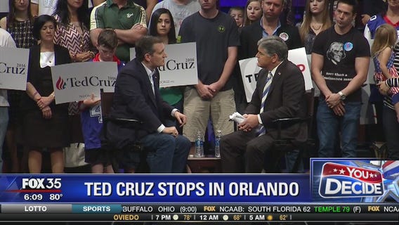 Ted Cruz makes campaign stop in Orlando