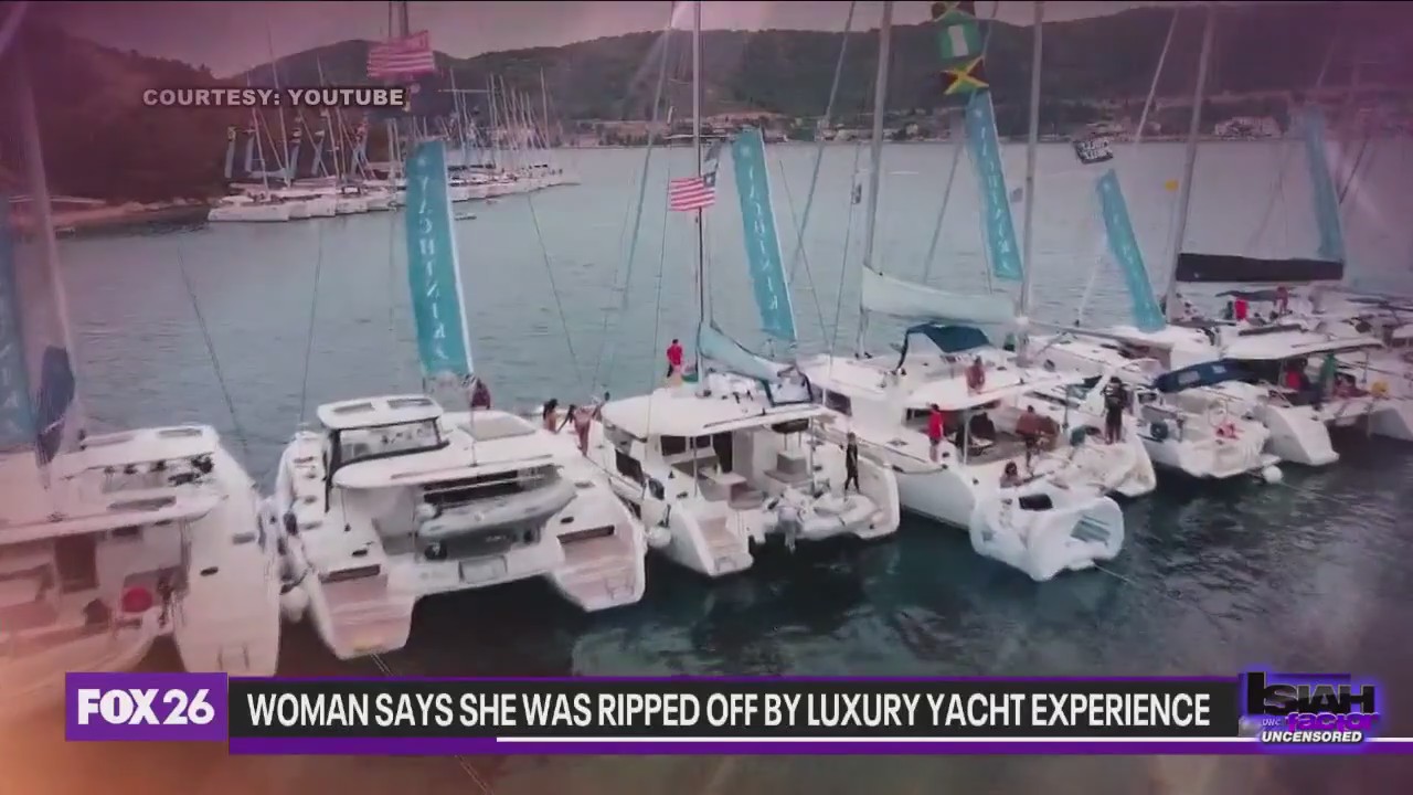 Woman says she was ripped off by luxury yacht experience