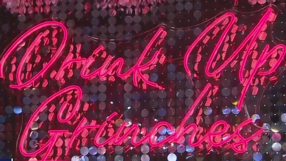 Snuggling up at one neighborhood Christmas pub