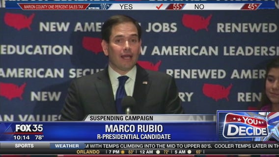 Marco Rubio suspends campaign