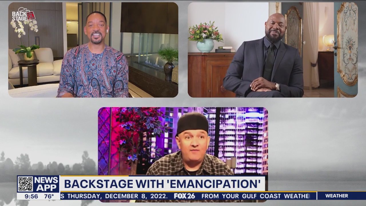 Backstage with 'Emancipation' stars Will Smith, Antoine Fuqua