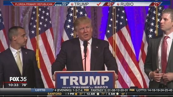 Donald Trump wins Florida