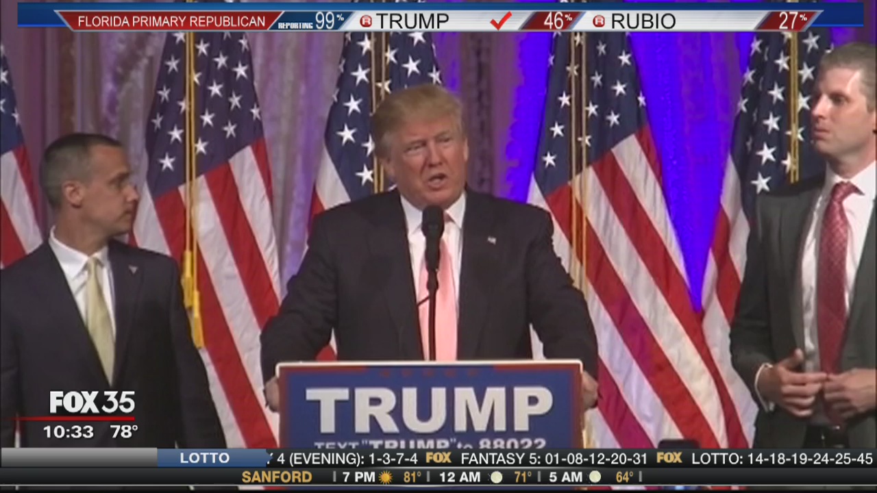 Donald Trump wins Florida