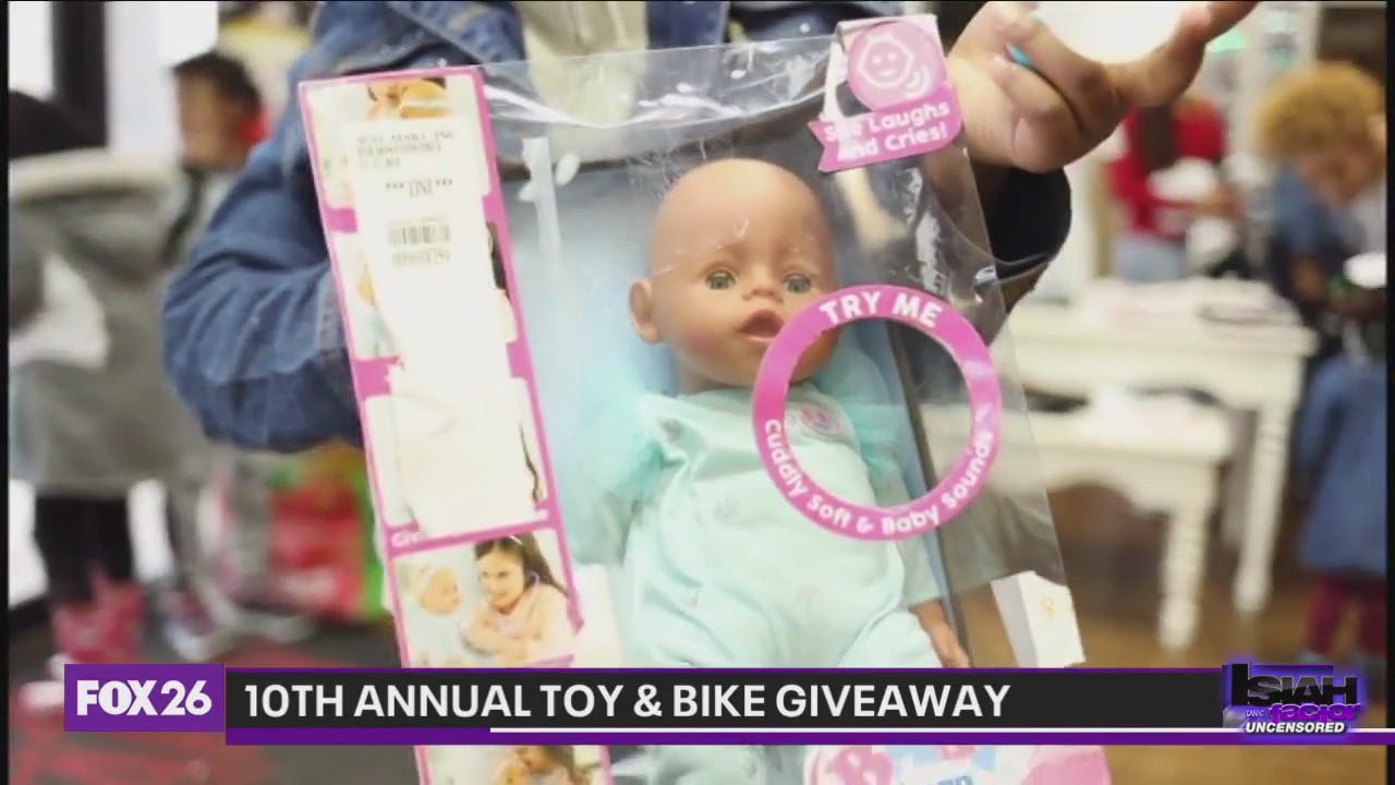 She's Happy Hair hosts 10th Annual toy & bike giveaway
