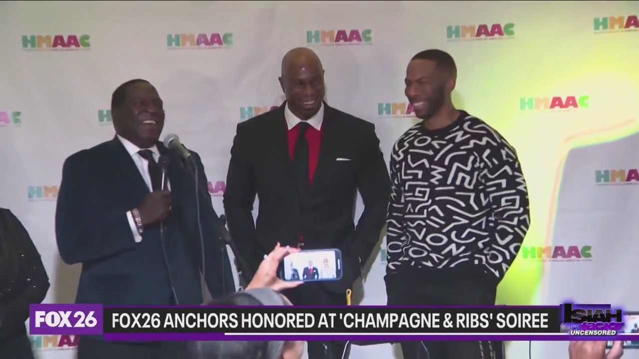 FOX26 anchors Isiah Carey and Jonathan Martin honored at soiree
