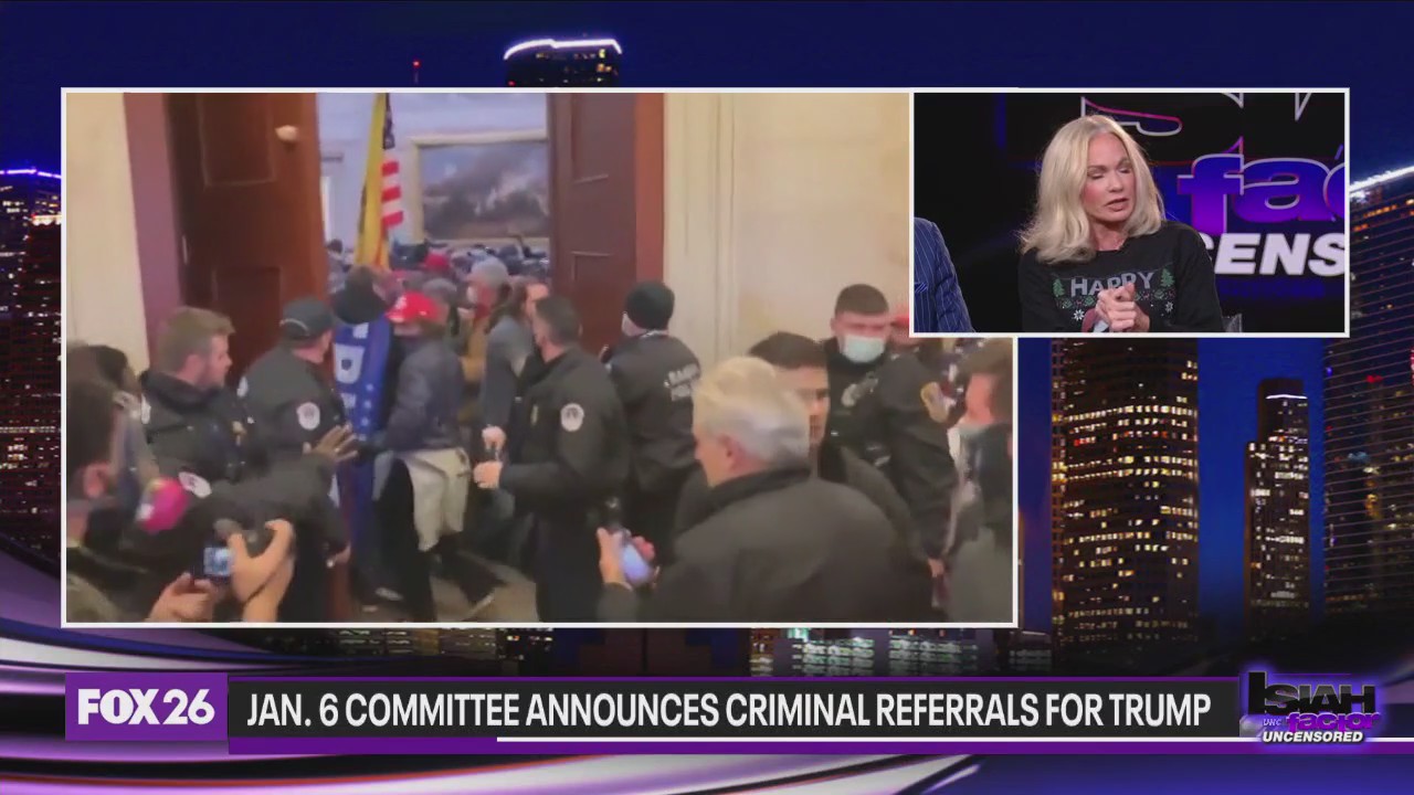 Jan. 6 committee announces criminal referrals for former President Donald Trump