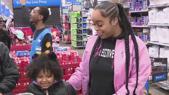 Houston entrepreneur surprising families at local Walmart