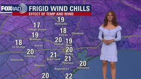 Frigid temps, single digit wind chill Friday evening