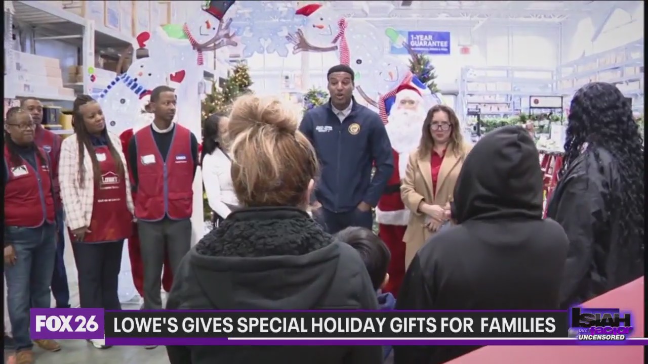 Lowe's gives back to local families; toy drive planned for Harris County