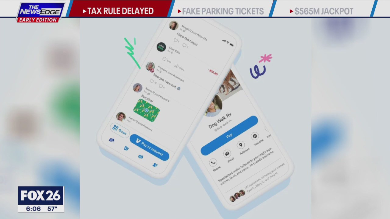 IRS delaying new rule on income made through third party payment sources like PayPal, Venmo, Cash App