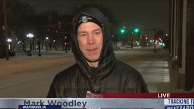 Iowa sports reporter is not enjoying the cold